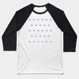 Octopus Pattern | Lavender Baseball T-Shirt